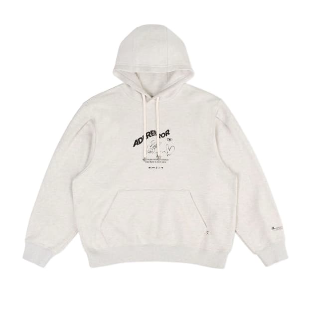 (W) 아더에러 카너 로고 후드 오트밀