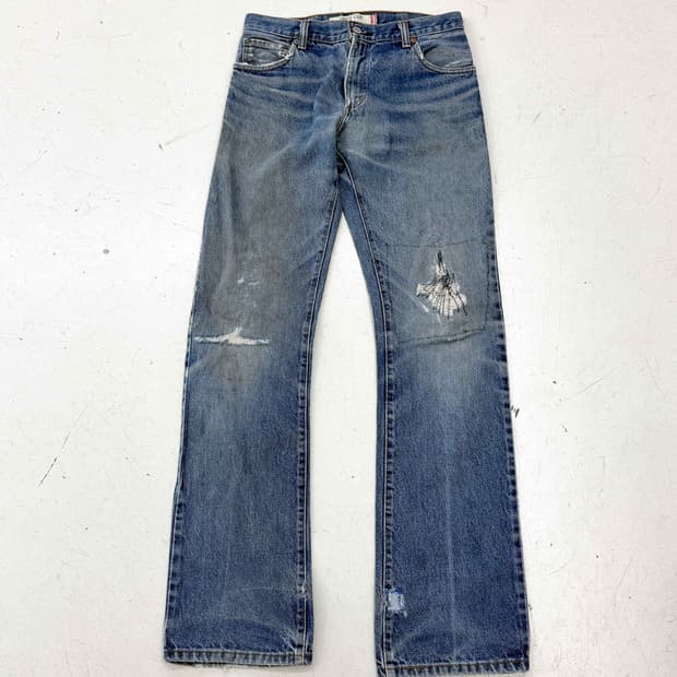 리바이스 517 리페어 부츠컷진