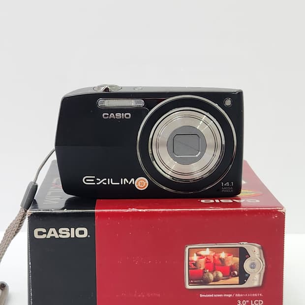 카시오 엑슬림 z2300 디카 카메라 아일릿 모카