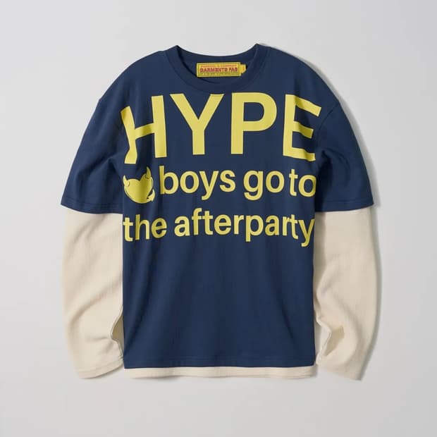 가먼츠팹 Hype People Waffle Layered Longslee