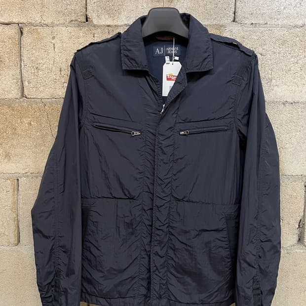 아르마니 진스 나일론 자켓 