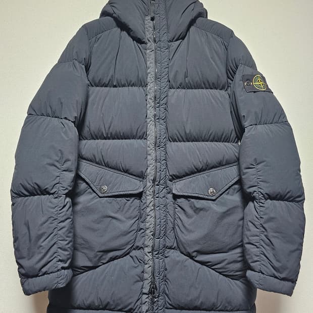 스톤아일랜드 오가닉 필 텔라 패딩 자켓