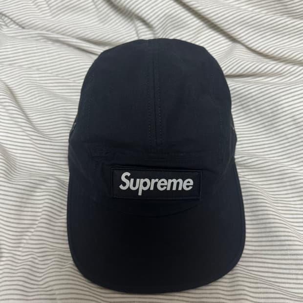 슈프림 밀리터리 캠프캡 블랙 24FW