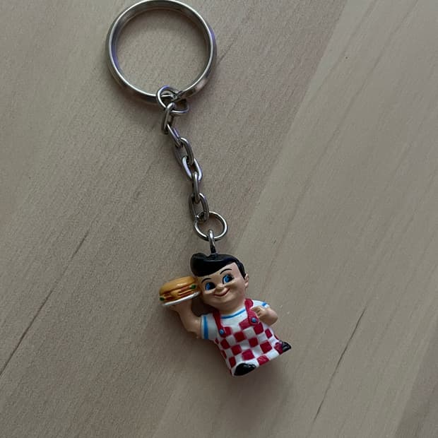 빈티지 빅보이 미니 피규어 키링