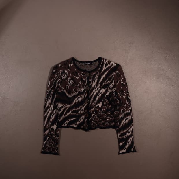 PUNK LEOPARD CARDIGAN