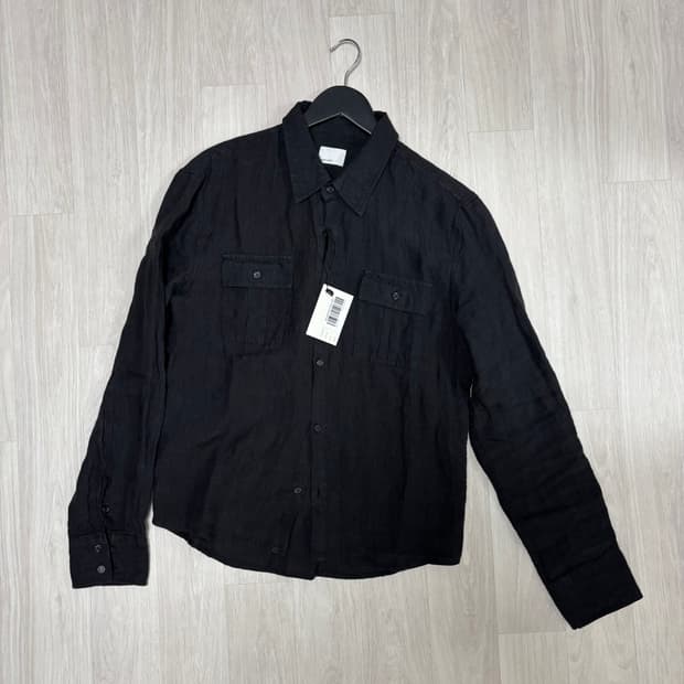 모노프리베 Textured Linen Work Shirts (ver.2)