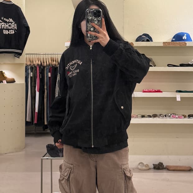 지프 ma-1 스타일 항공 자켓 U1215