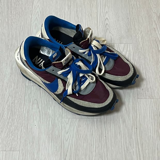 나이키 사카이 언더커버 LD와플 마룬 블루