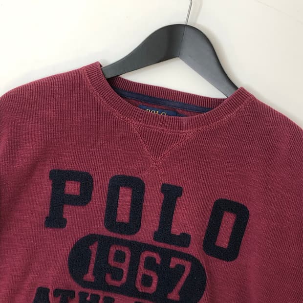 Polo 폴로 랄프로렌 1967 애슬레틱 버건디 니트 스웨터