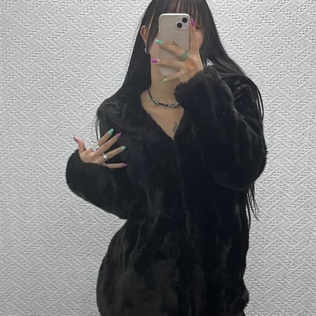 자라 스트릿 외힙 핀터감성 미디 퍼자켓 M C07308