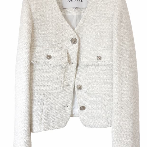 루에브르 트위드 자켓