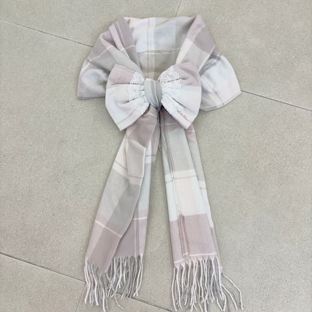 리즈리사 체크 목도리