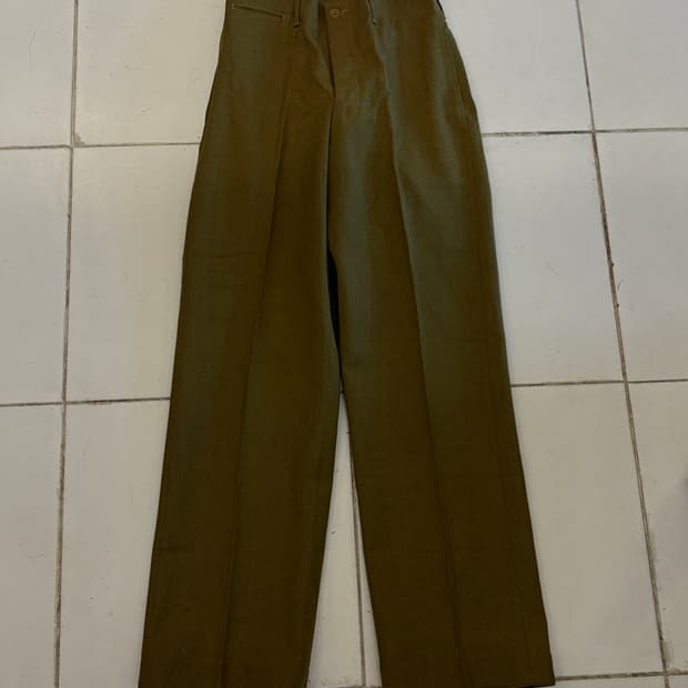 40's US army M-1937 Wool Trousers
