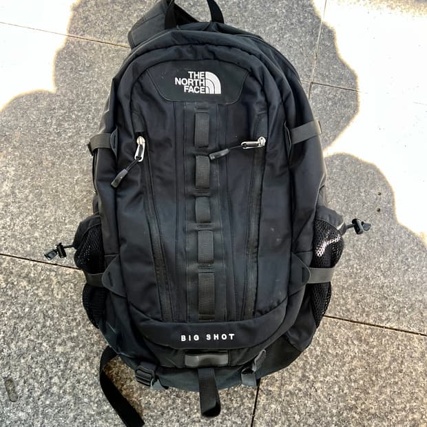 노스페이스 빅샷 백팩 가방 블랙