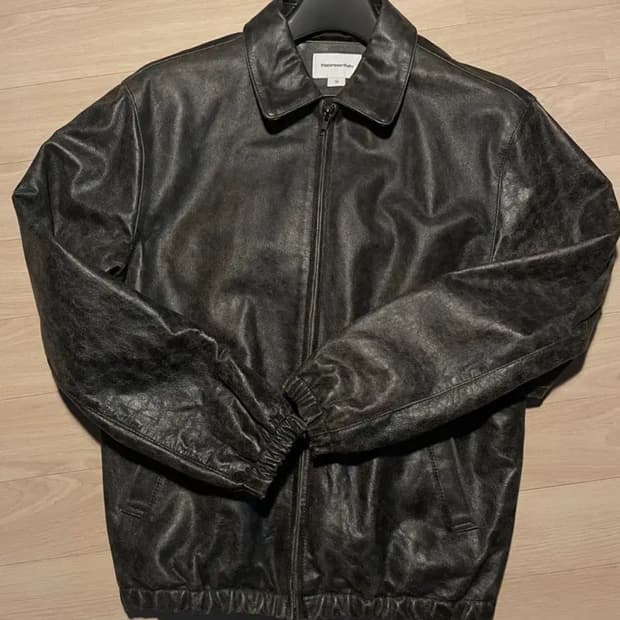 Thisisneverthat 21fw 리얼 레더 해링턴 자켓