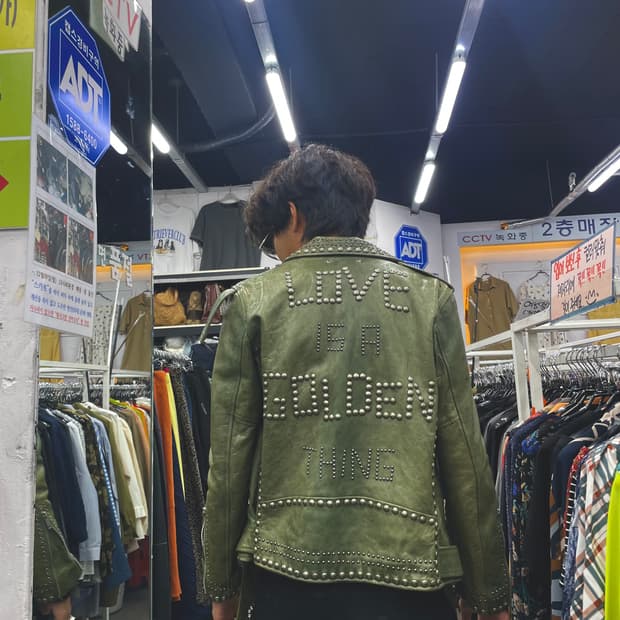 골든구스 love is a golden thing jacket 40
