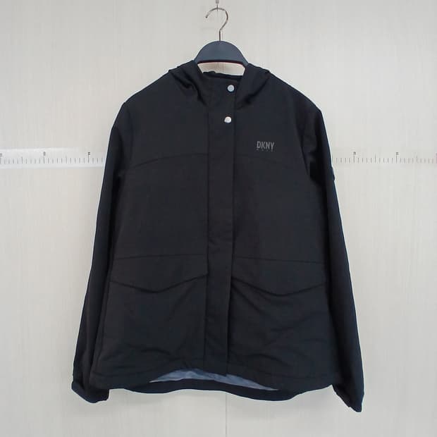 DKNY 블랙 후드 자켓