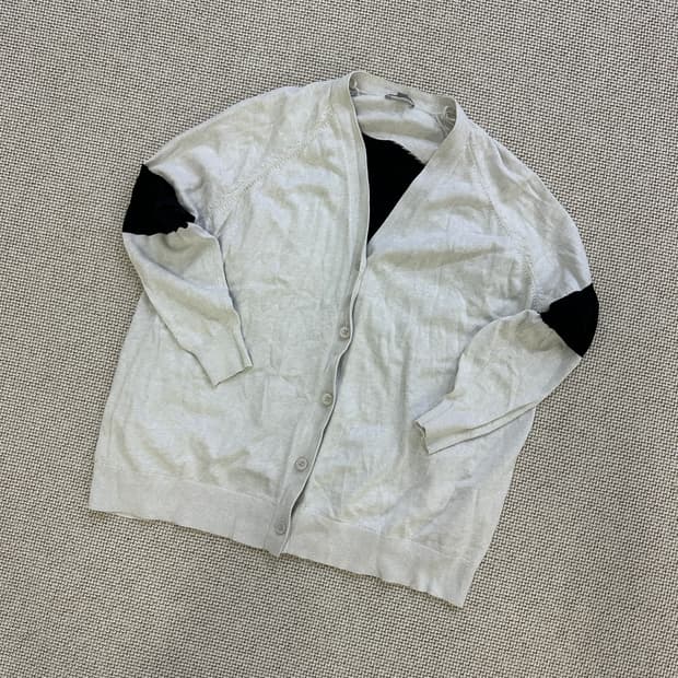 S Cos 캐시이머 배색 가디건 0429D