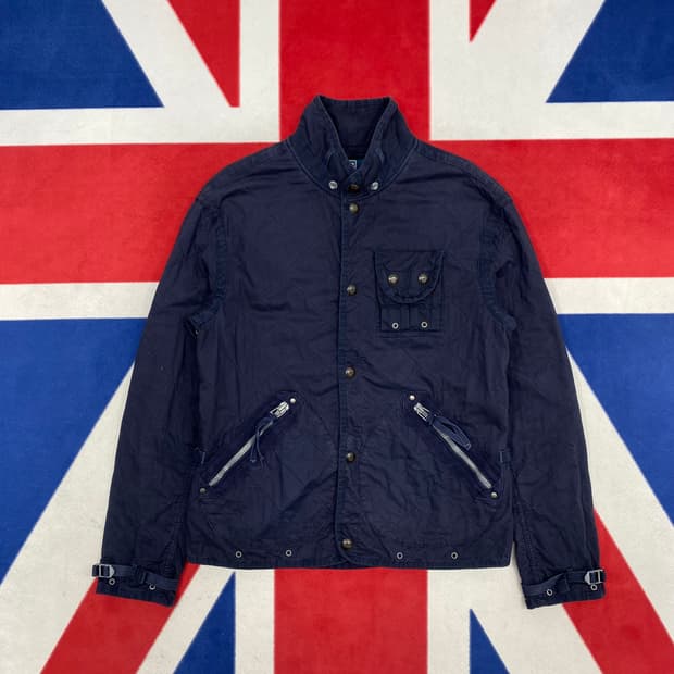 폴로 밀리터리 퀼팅 자켓  M