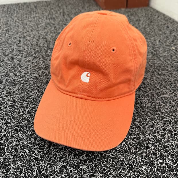 칼하트 메디슨 로고 볼캡 오렌지