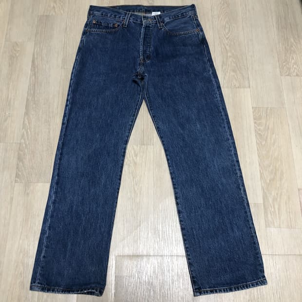 (32) 00's 리바이스 Levi's 501 스트레이트핏 연청 데님