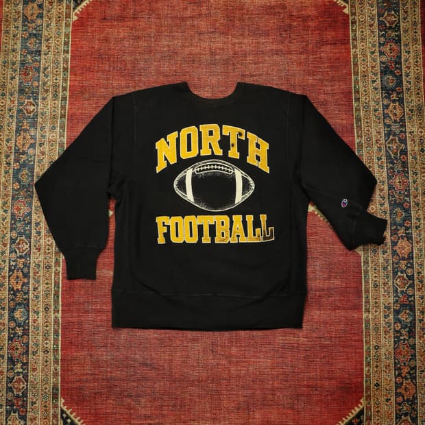 90s 빈티지 챔피온 리버스위브 스웻셔츠 블랙 판매