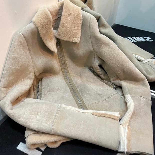 Vintage Shearling Two-way Jk