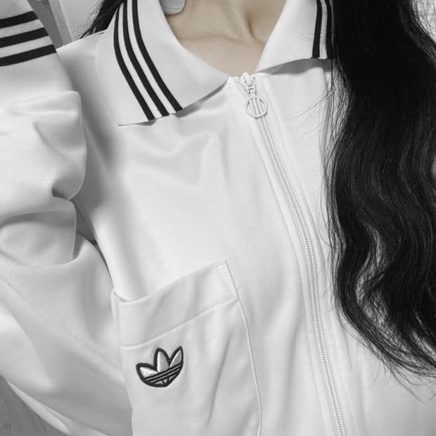 🐰아디다스 대대장 화이트 파이어버드 투웨이 집업🪽🤍