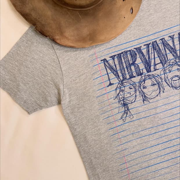 90‘s 너바나 빈티지 밴드티셔츠