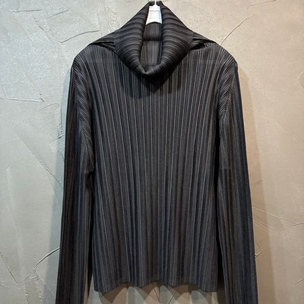 [5] PLEATS PLEASE 플리츠 플리즈 목폴라 블라우스