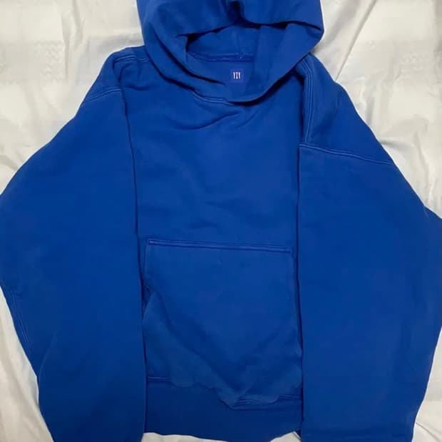 이지갭 후드 블루