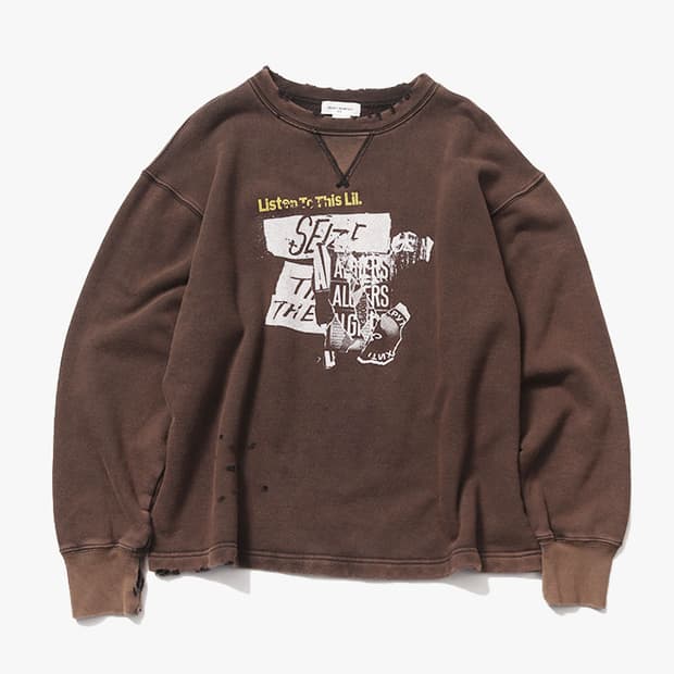 MINAMI ANDERSON - 25SS DAMAGE FADE SWEAT