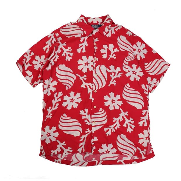 90’s USA Polo Adams Floral Half Shirt