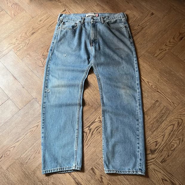 [35]리바이스 505 멕시코제 빈티지 워싱 데님 팬츠