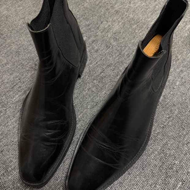 손신발 핸드메이드 첼시부츠 265