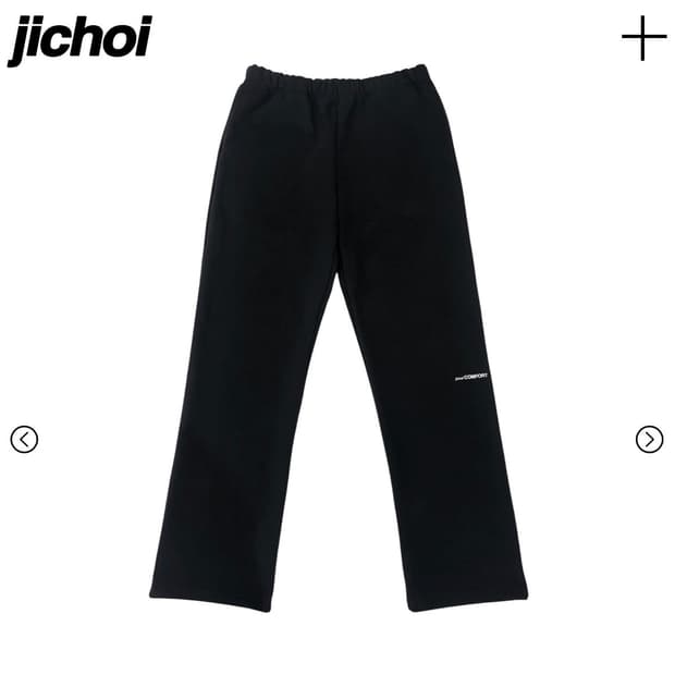 지초이컴포트 25-001 헤비웨이트 코튼팬츠 블랙컬러