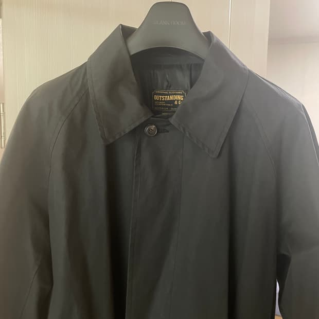 [M] 아웃스탠딩 트렌치코트 진네이비