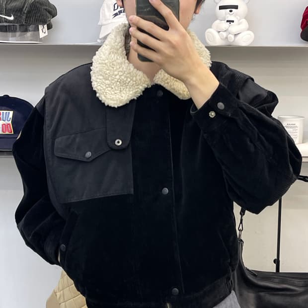 피아 스포츠 쉐르파 라인 코듀로이 자켓