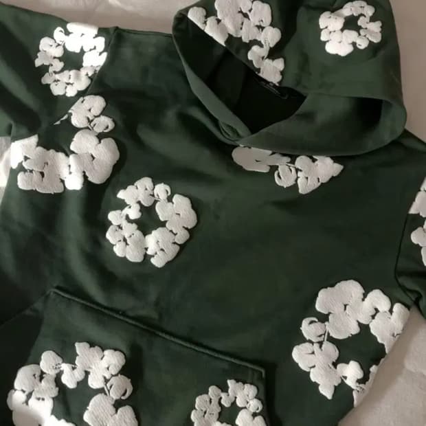 데님티어스 후드티 그린