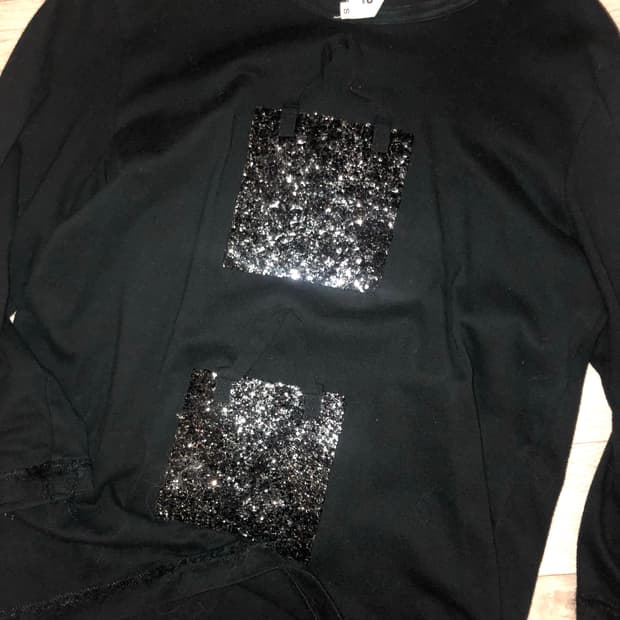 꼼데가르송 타오 7부 슬리브 티셔츠