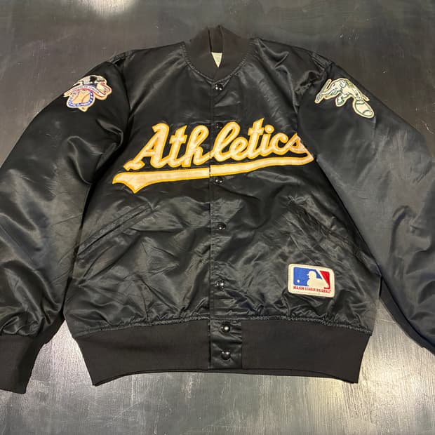 L) felco MLB 오클랜드 애슬레틱스 바시티 자켓