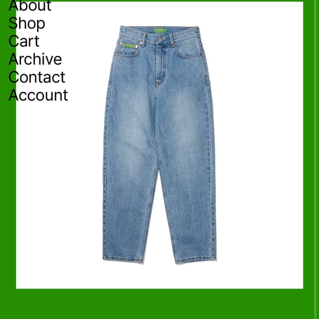 mynameispeter peter denim pants (W)