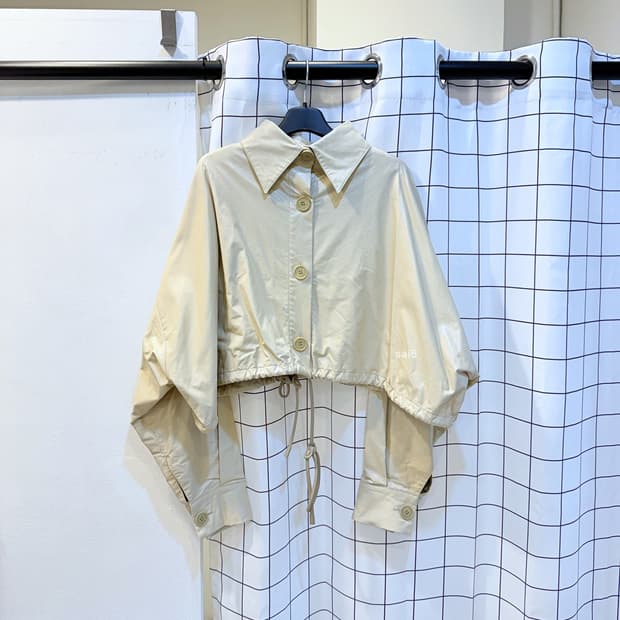 더일마 레더 크롭 자켓