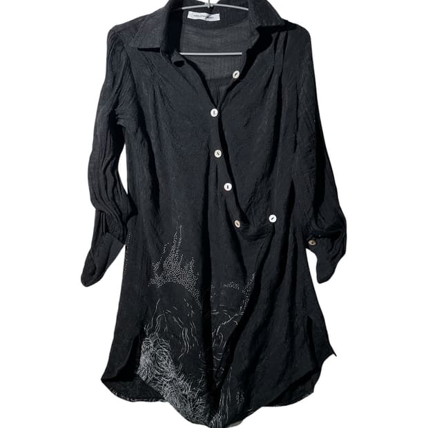 odds on complex 시스루 블라우스