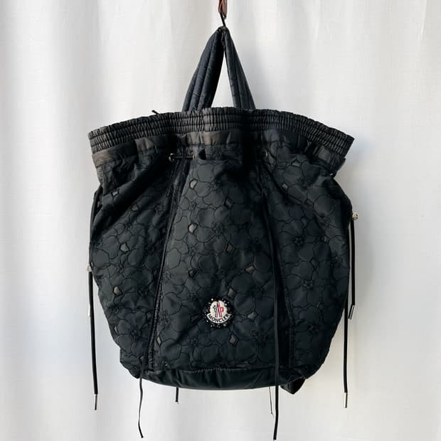 Moncler x Simone Rocha PARACHUTE Bag 블랙