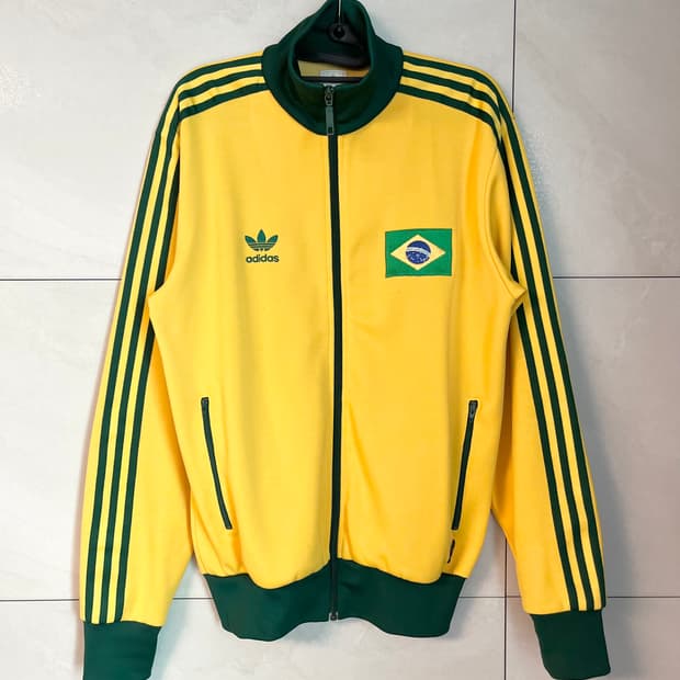 아디다스 월드컵 한정판 브라질 파이어버드 져지 [S]