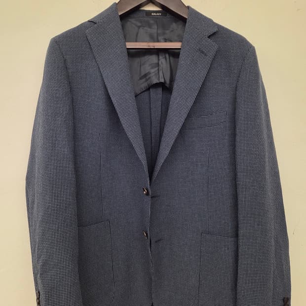 갤럭시 체크 패턴 남성 자켓 48B