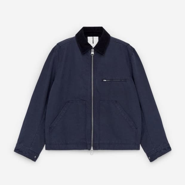 [XL] 아르켓 코튼 캔버스 자켓 블루다크