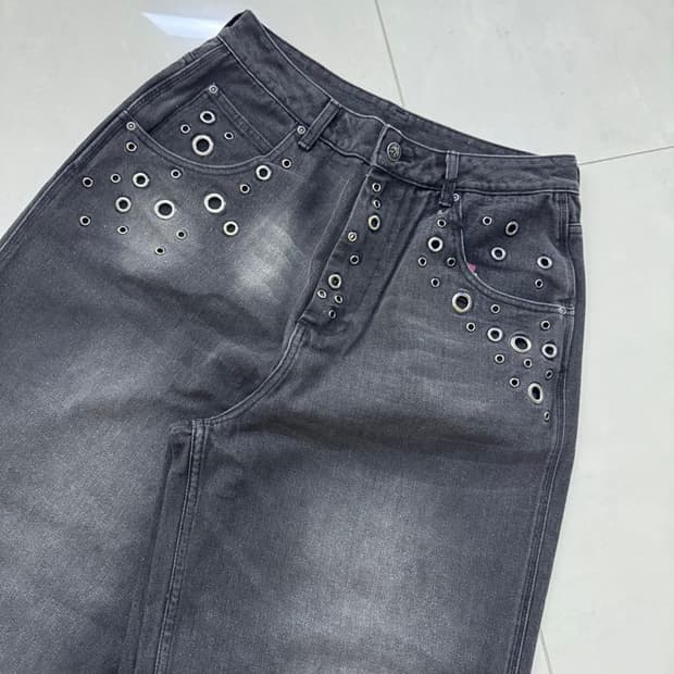 EYELET BAGGY DENIM 아일렛 배기 데님