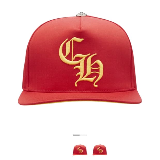 크롬하츠 자수 베이스볼캡 새제품